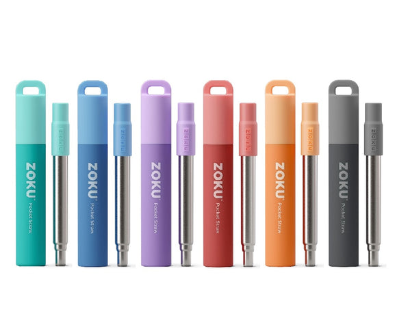 Zoku Two Tone Pocket Straw