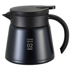 Hario V60 Heat-Keep Stainless Steel Server - Stone Coffee